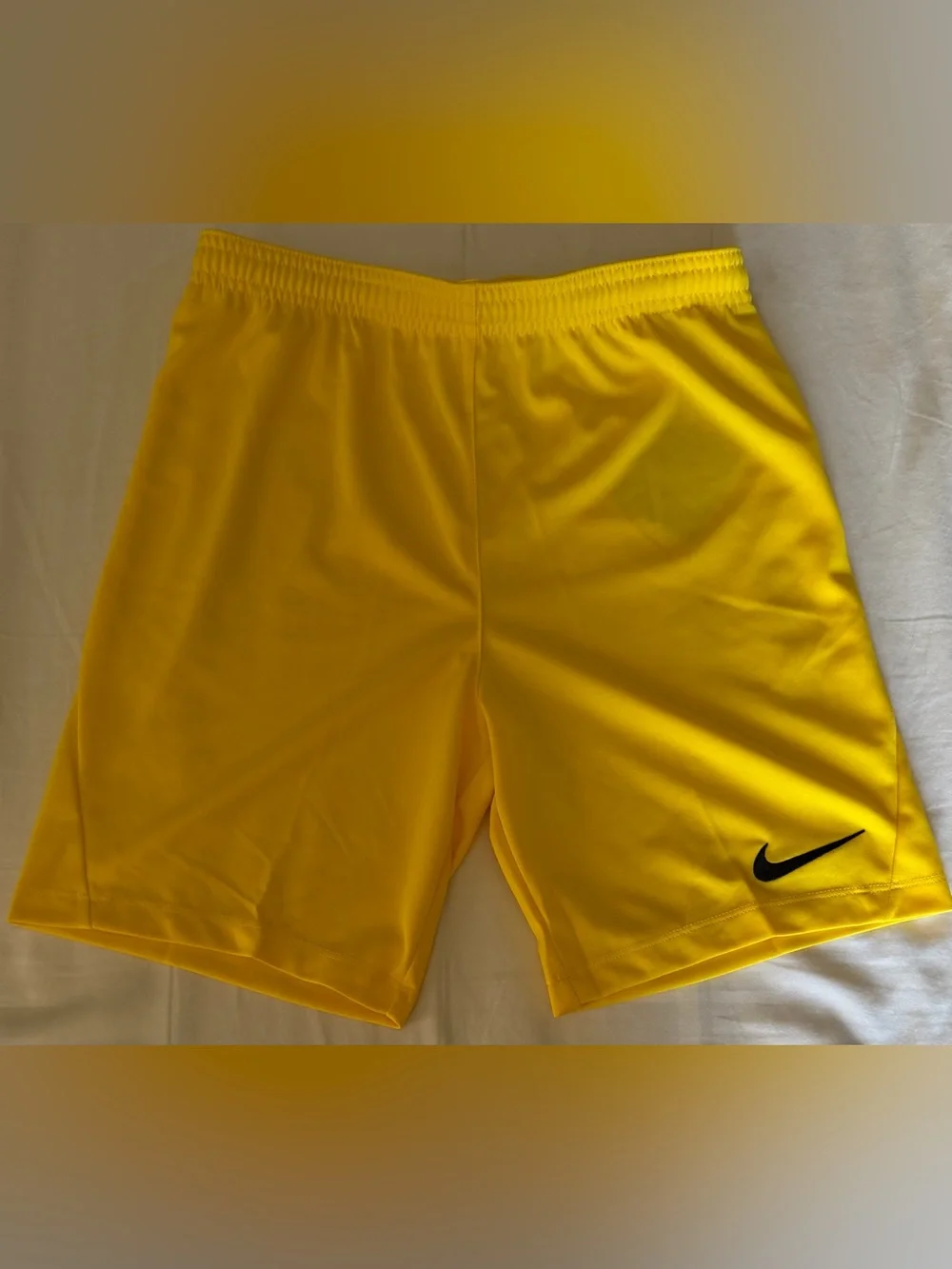 Nike Yellow Training Dri-Fit Soccer Shorts BV6865-719 Youth Sz: Large